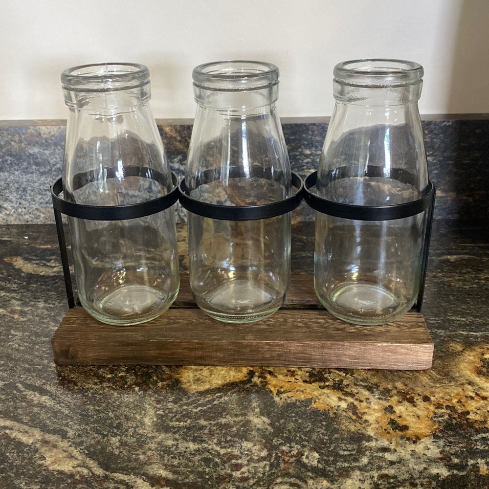 Vase stem holder decor